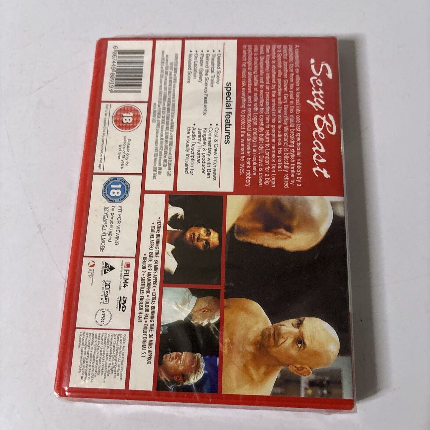 Sexy Beast (DVD, 2000) Ray Winstone, Ben Kingsley Region 2 *New Sealed*