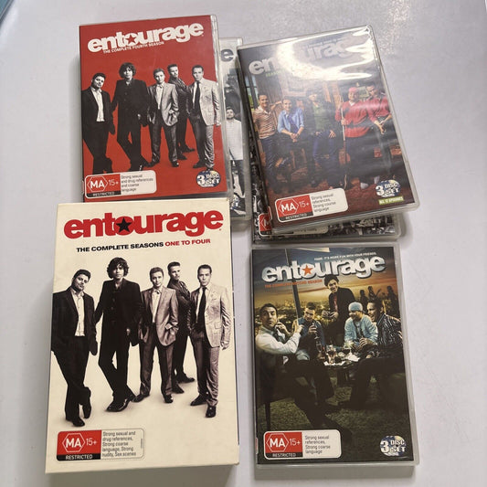 Entourage - The Complete Seasons 1, 2, 3 & 4 (DVD, 13-Disc) Region 4