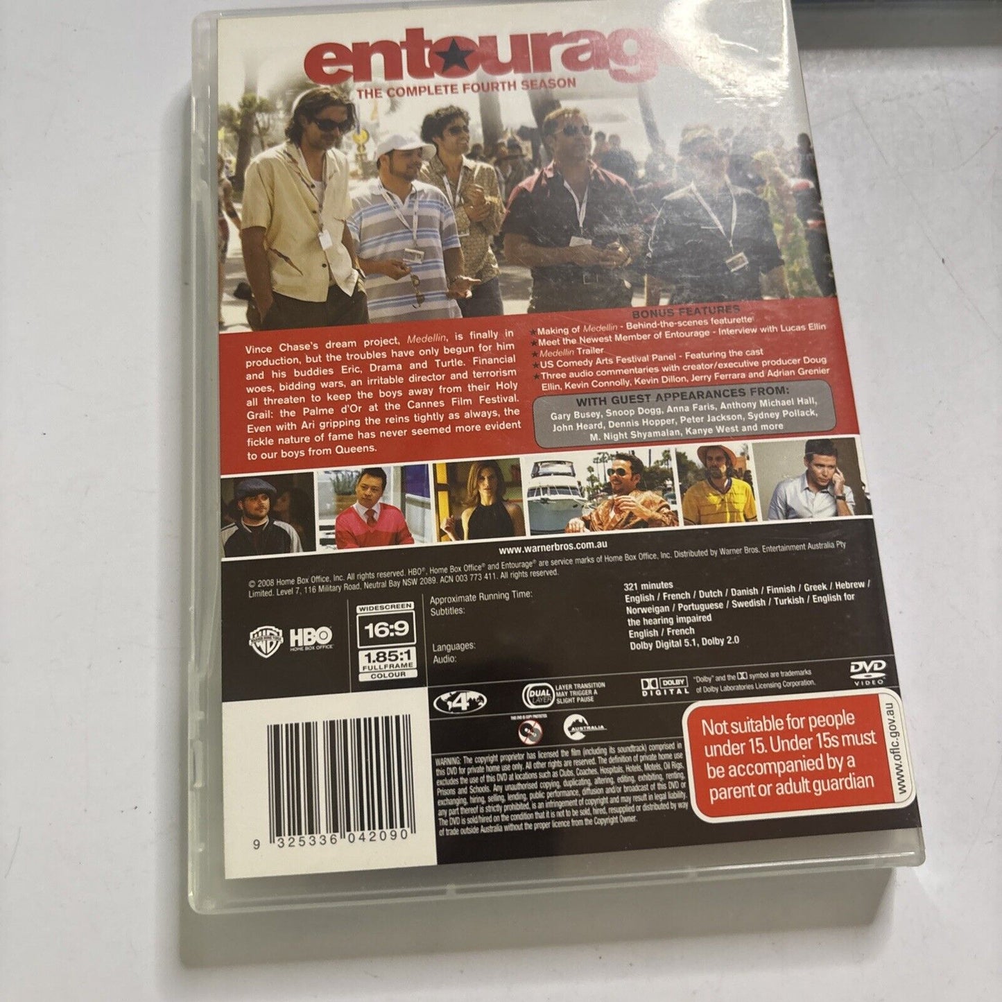 Entourage - The Complete Seasons 1, 2, 3 & 4 (DVD, 13-Disc) Region 4