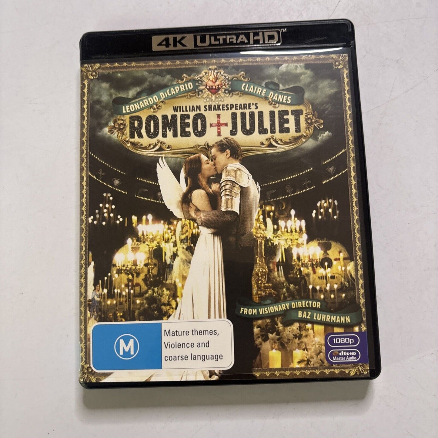Romeo and Juliet (4K Ultra HD Blu-ray, 1996) Leonardo DiCaprio Region B & 4