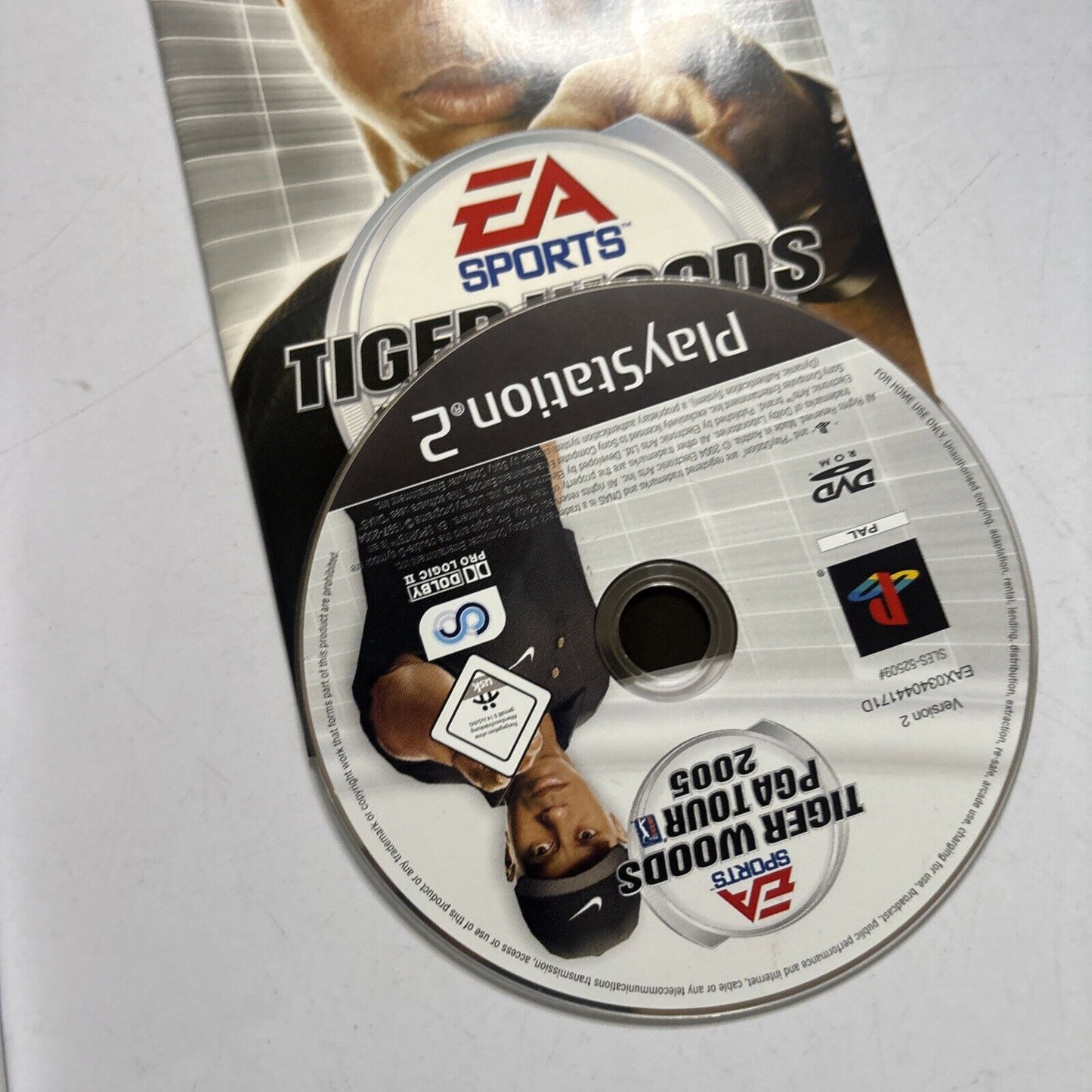 Tiger Woods PGA Tour 2005 PlayStation 2 PS2 Game w' Manual PAL
