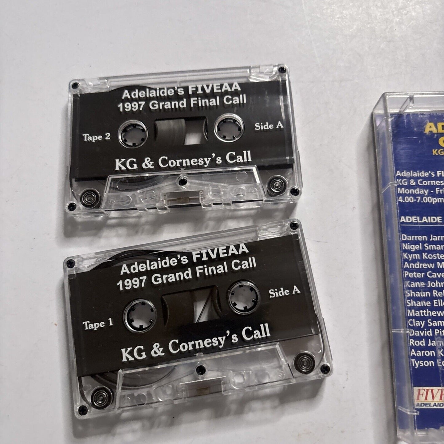 Adelaide Crows - AFL 1996 Grand Final KG & Cornesey's Call Cassette Tape
