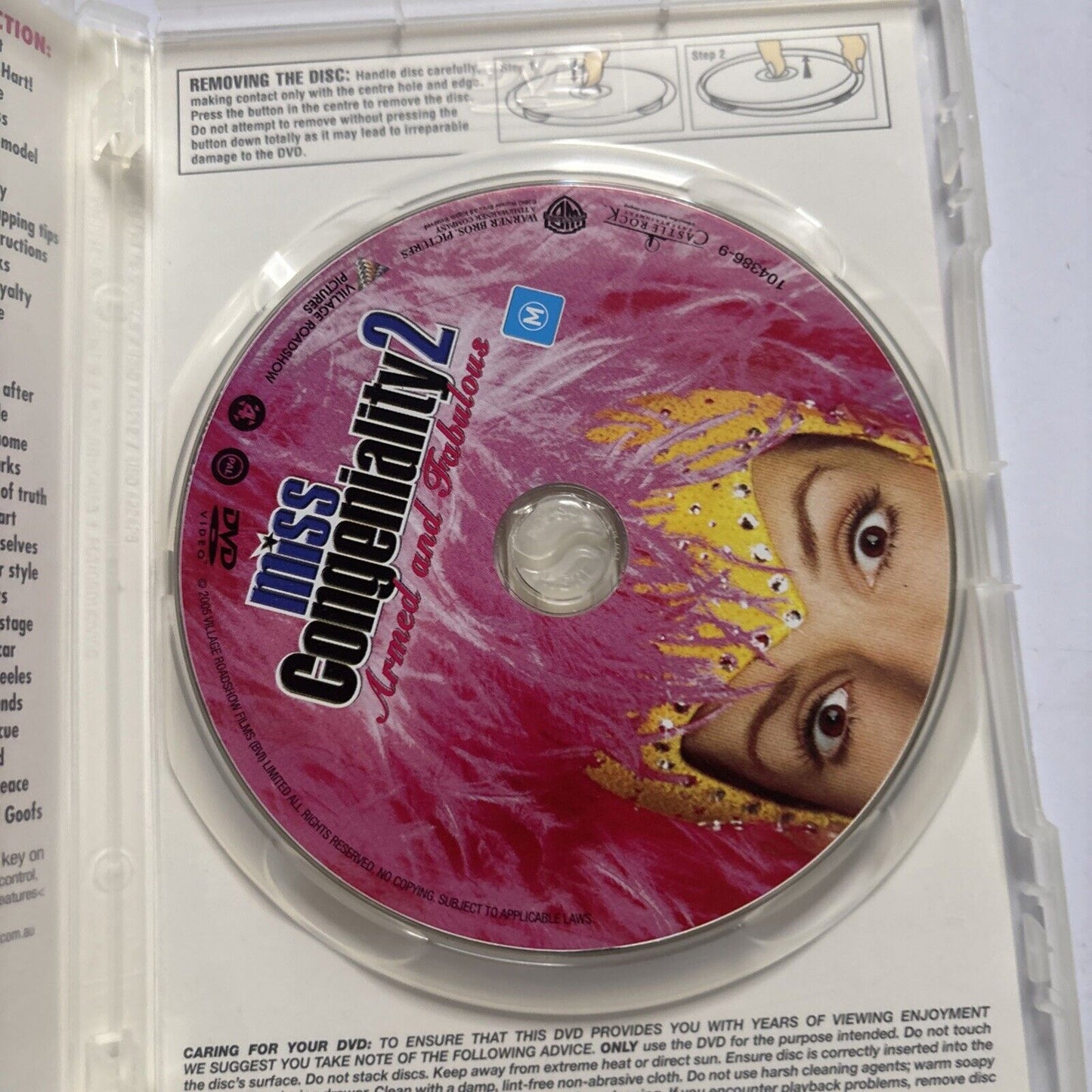 Miss Congeniality 2 - Armed and Fabulous (DVD, 2005) Sandra Bullock Region 4