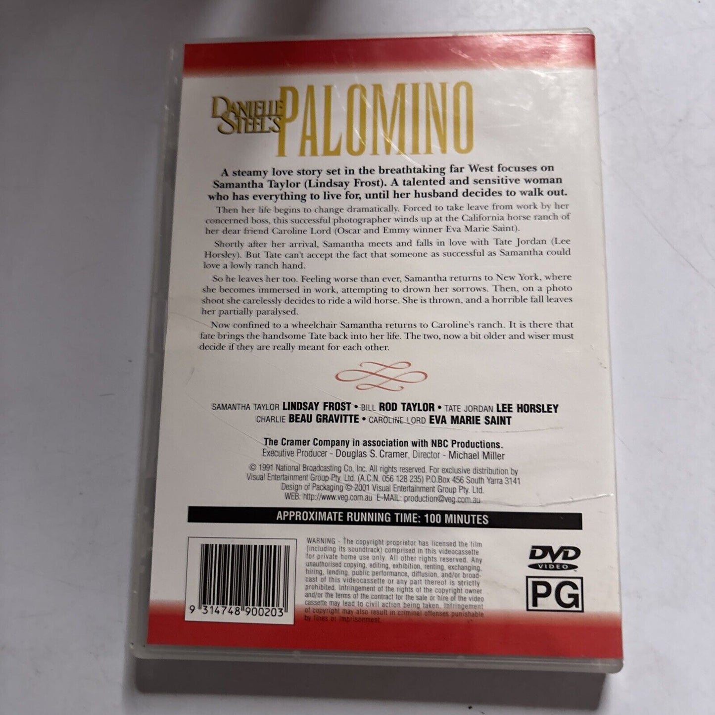 Danielle Steel's - Palomino (DVD, 1991) Eva Marie Saint All Regions