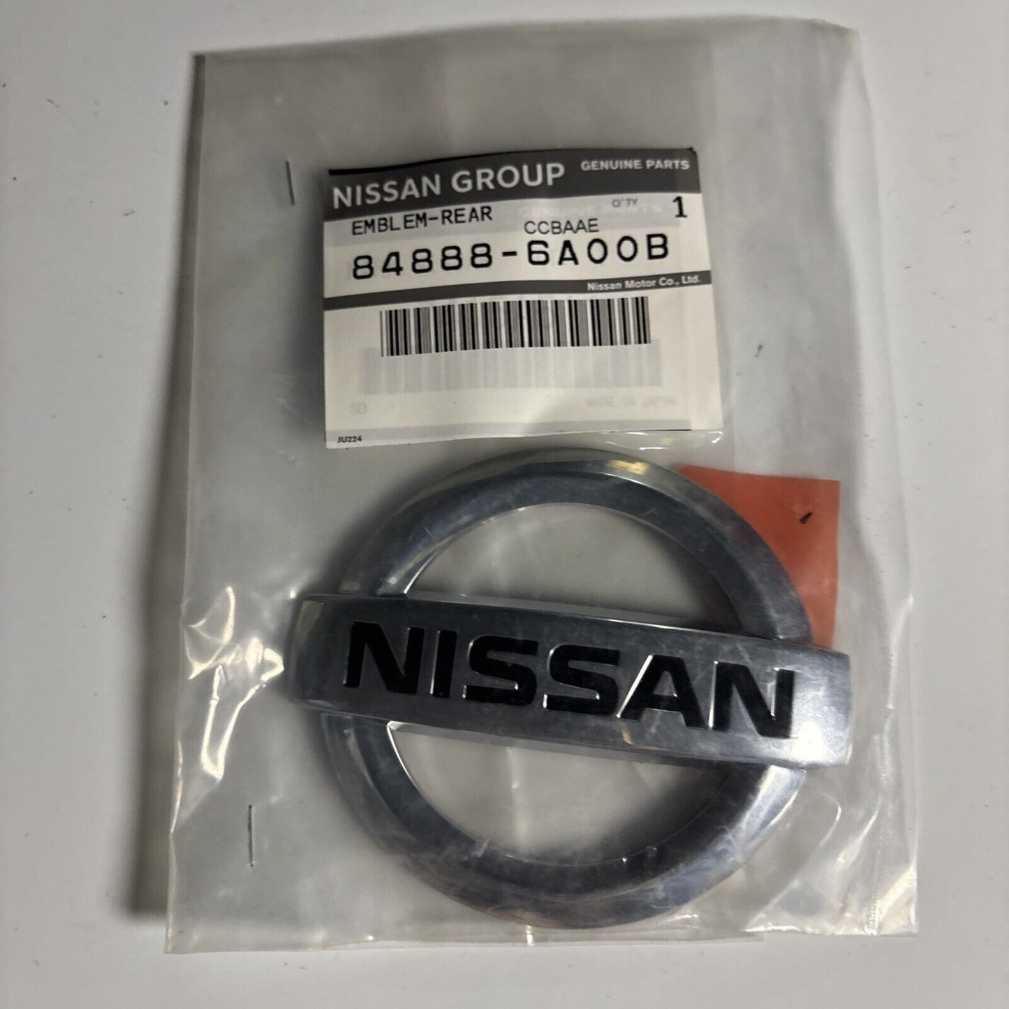 Nissan Emblem Rear Genuine Parts 84888-6A00B