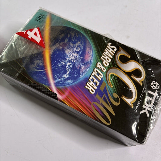 TDK Blank VHS Tapes 2 Pack SC240 *New Sealed*
