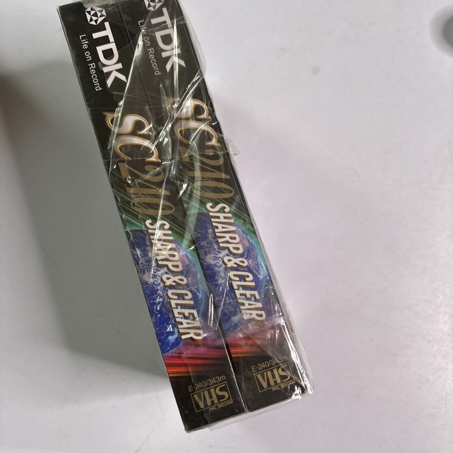TDK Blank VHS Tapes 2 Pack SC240 *New Sealed*