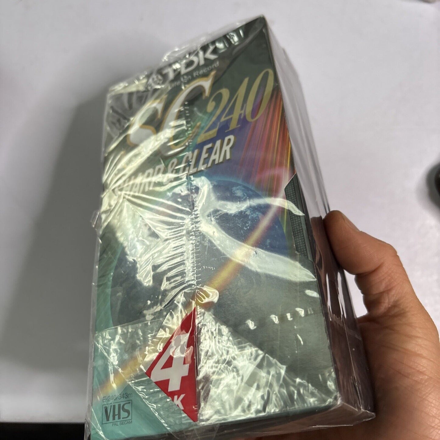 TDK Blank VHS Tapes 2 Pack SC240 *New Sealed*