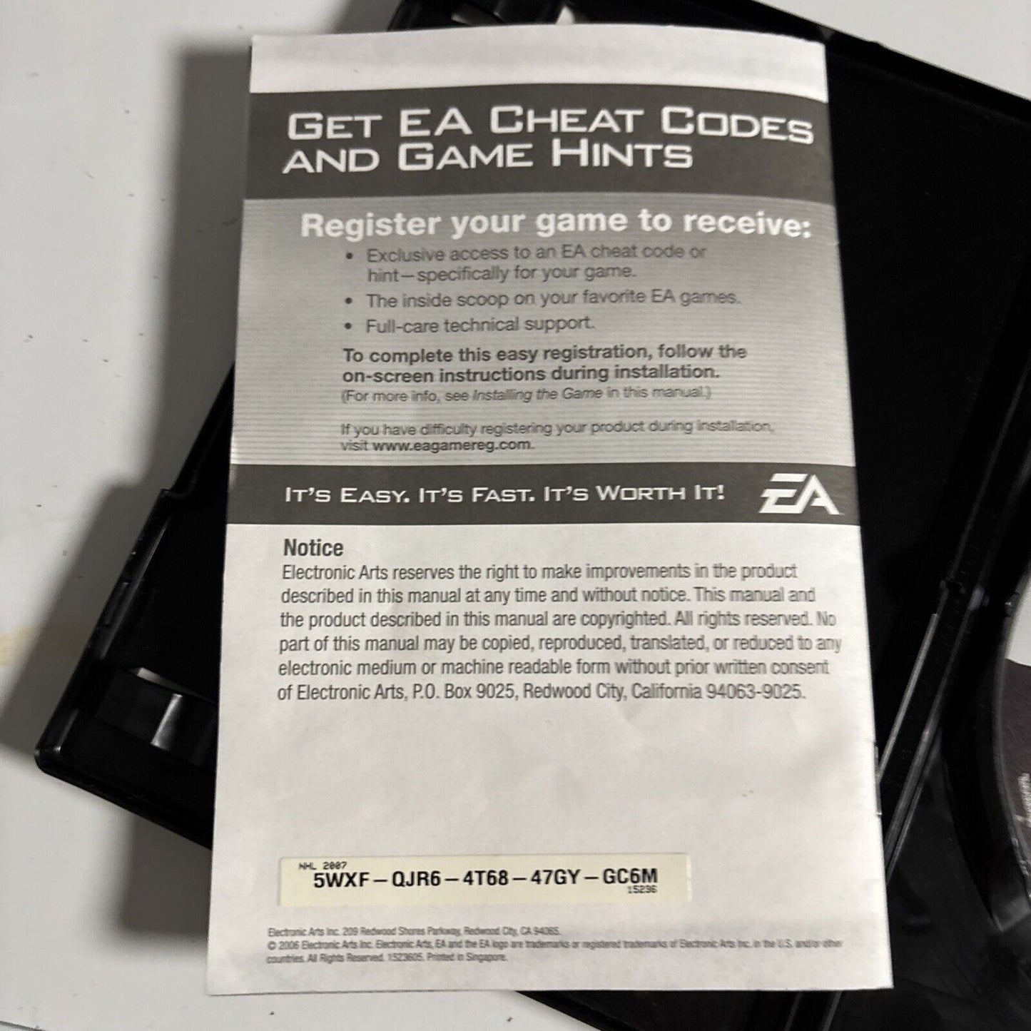 NHL 07 PC DVD-ROM Video Game