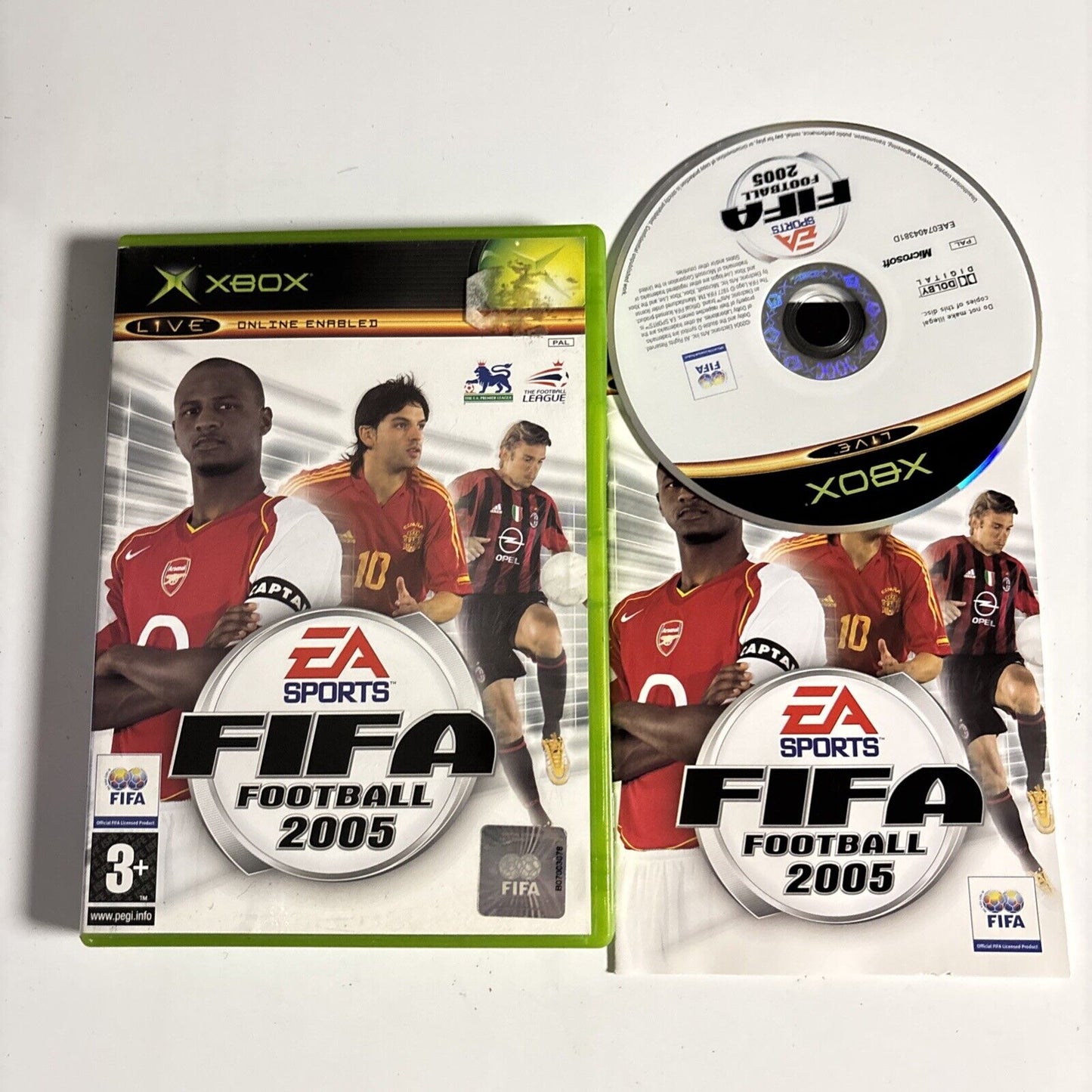 FIFA Football 2005 - Microsoft Xbox Original PAL Game Manual