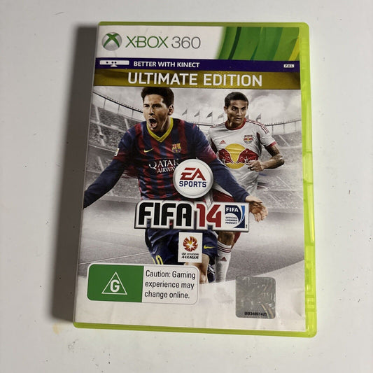 FIFA 14 - Ultimate Edition Xbox 360 Soccer Game Pal EA Sports Messi