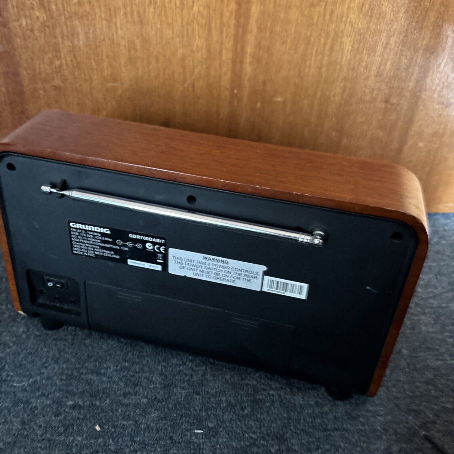 Grundig DAB+ FM Radio *Works With Battery No AC Adapter* Gdr700dab/7