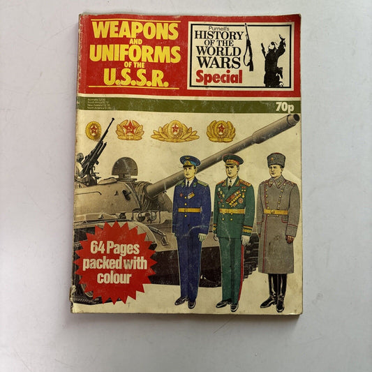 Purnells's History Of The World 1975 Magazine Weapons & Uniforms Of The U.S.S.R