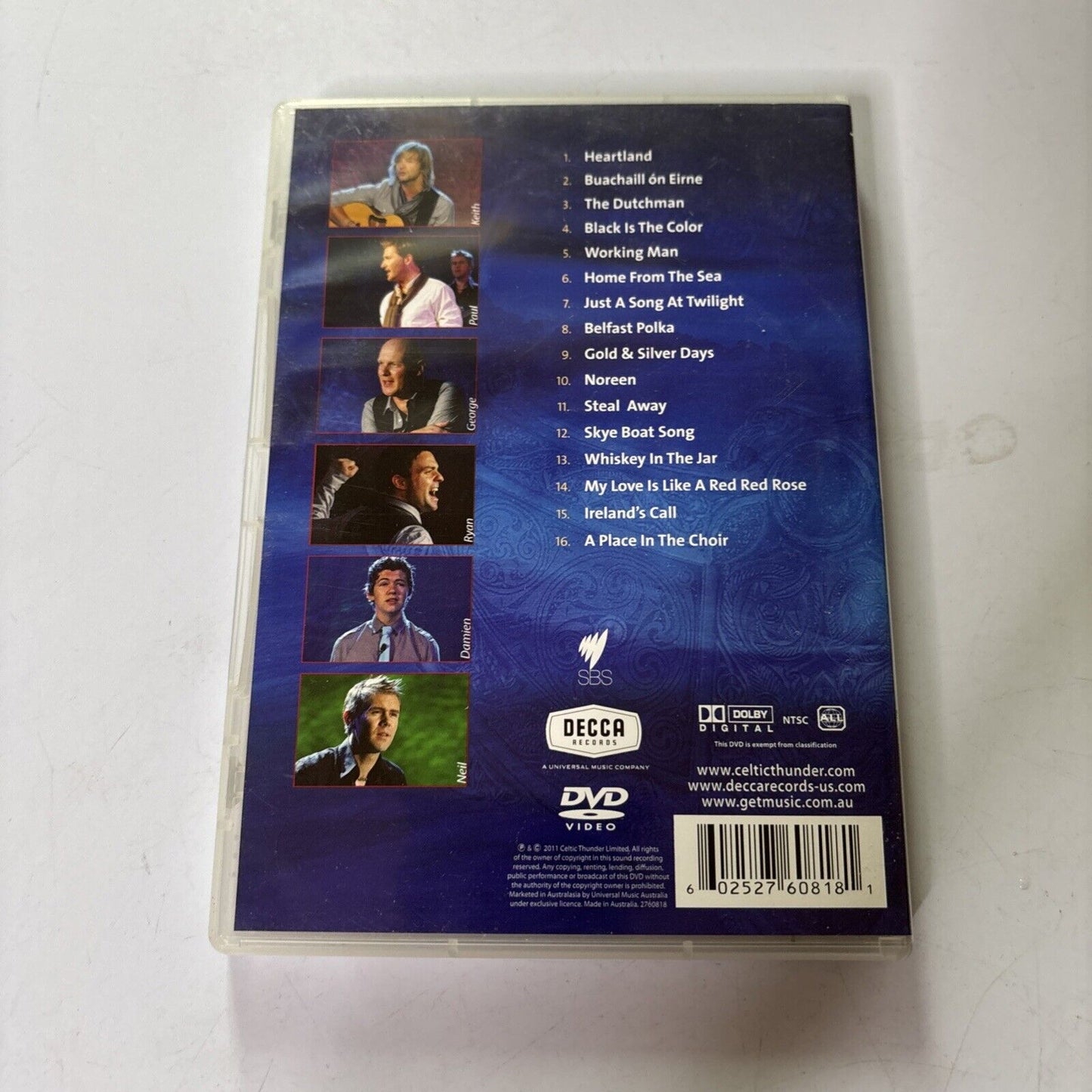 Celtic Thunder - Heritage (DVD, 2011) All Regions