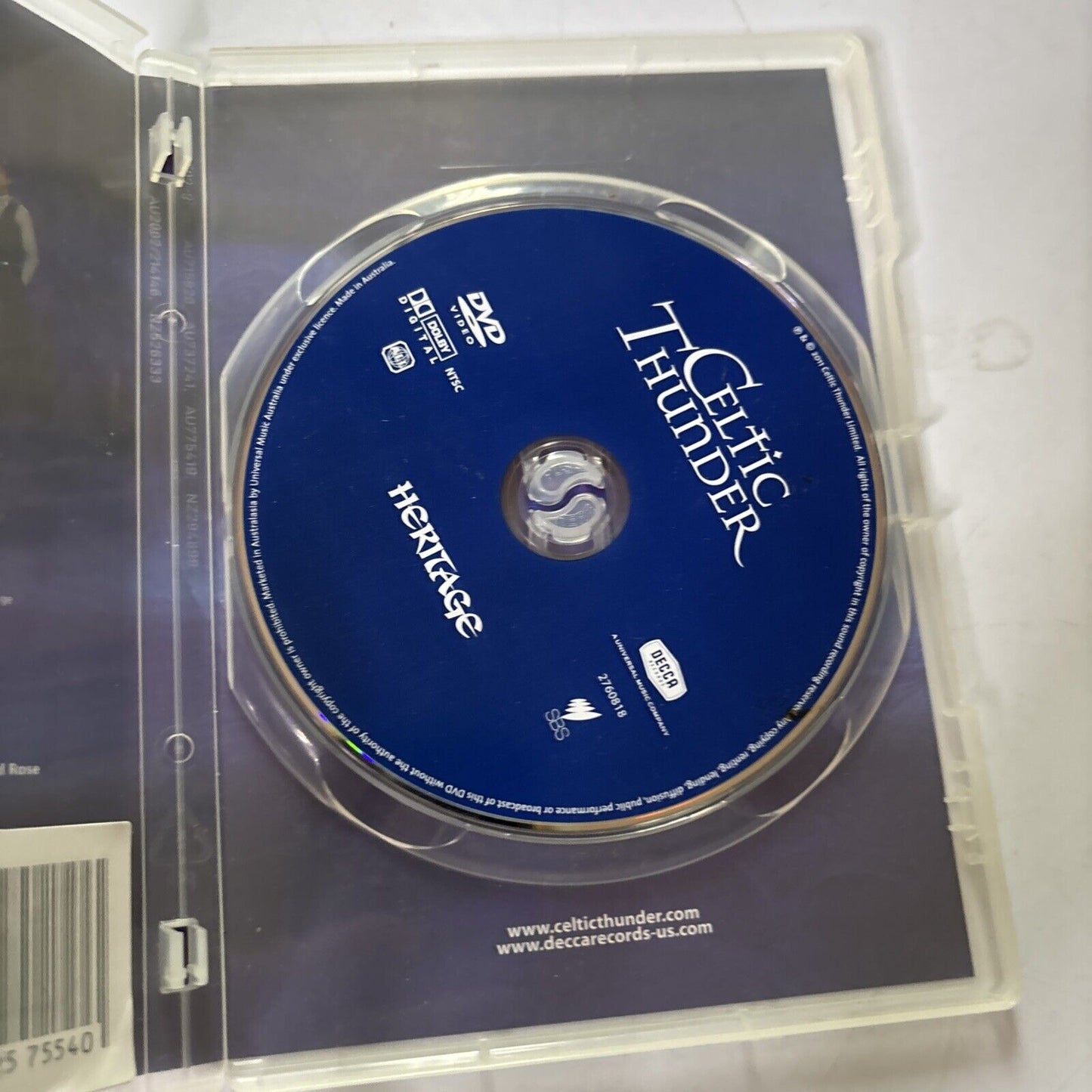 Celtic Thunder - Heritage (DVD, 2011) All Regions