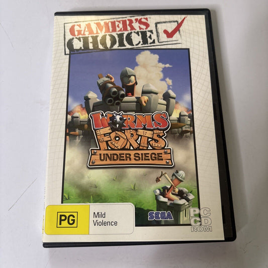 Worms Forts Under Siege PC CDROM