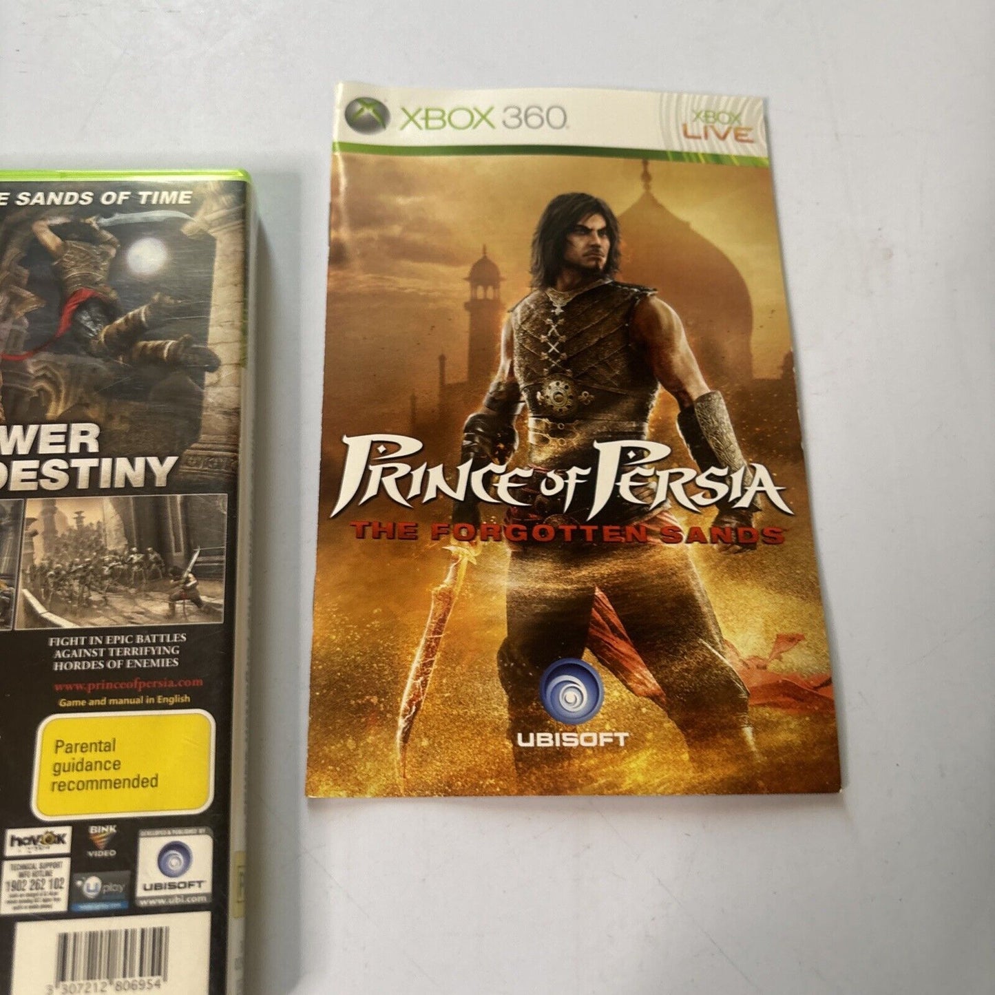 Prince of Persia: The Forgotten Sands - Xbox 360 Manual PAL