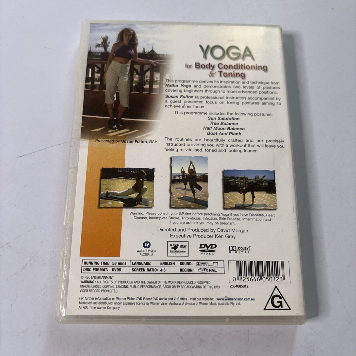 Yoga For Body Conditioning & Toning (DVD, 2003) Susan Fulton All Regions