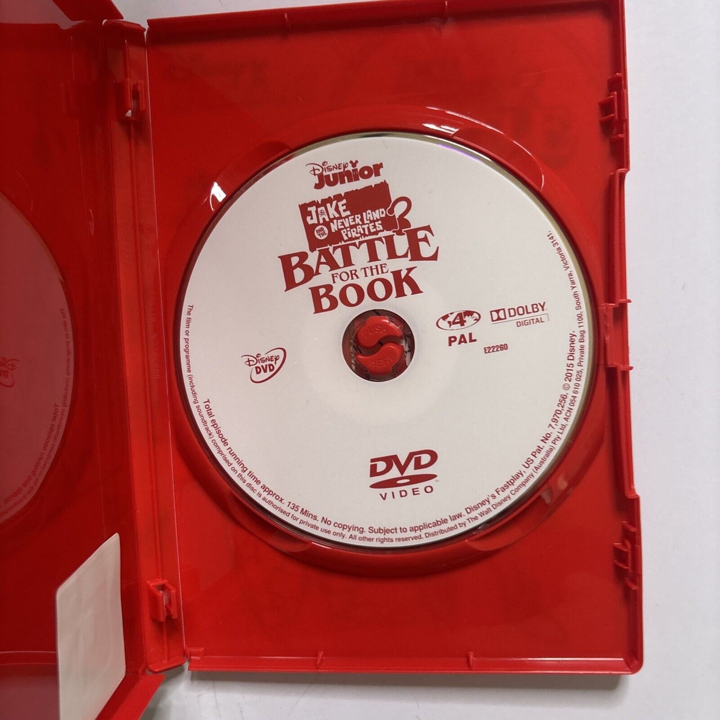 Jake and the Never Land Pirates - Battle for the Book (DVD, 2014) Region 4