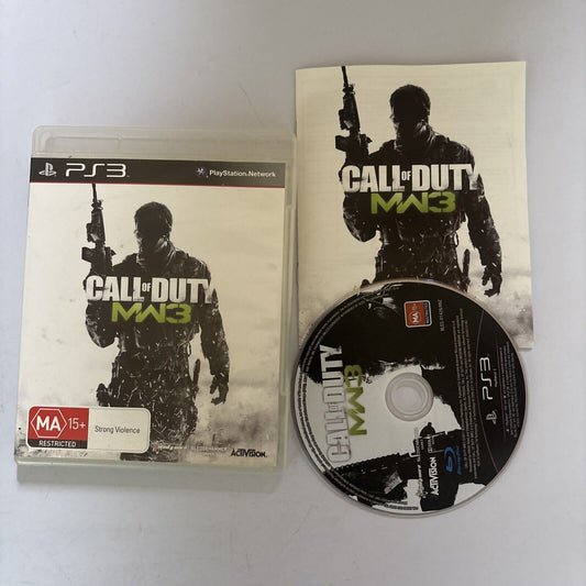 Call Of Duty: Modern Warfare 3 - Sony Playstation 3 (PS3) Complete With Manual