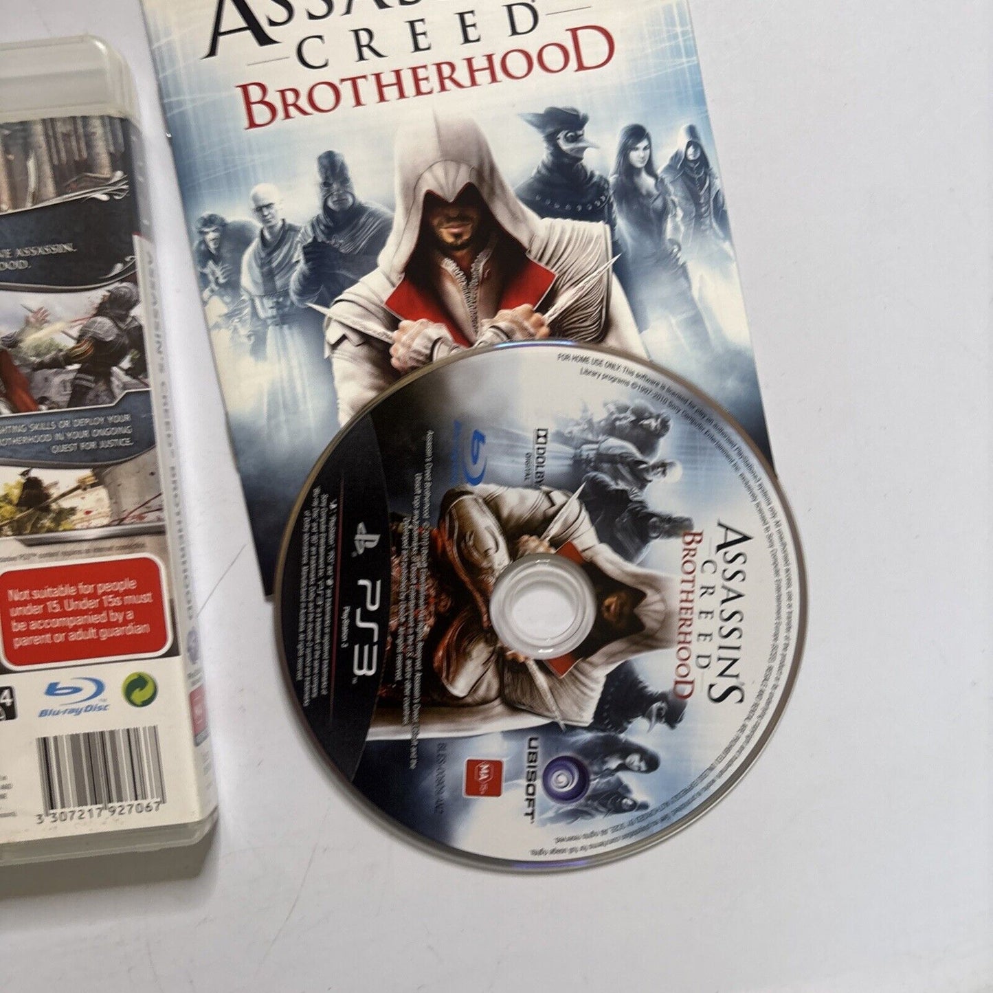 Assassins Creed Brotherhood PS3 Sony PlayStation 3 game + manual