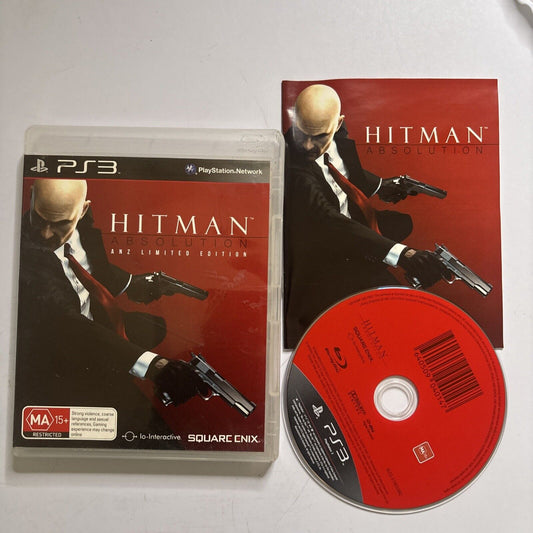 Hitman: Absolution (ANZ Limited Edition) (Sony PlayStation 3 PS3) Game w/ Manual