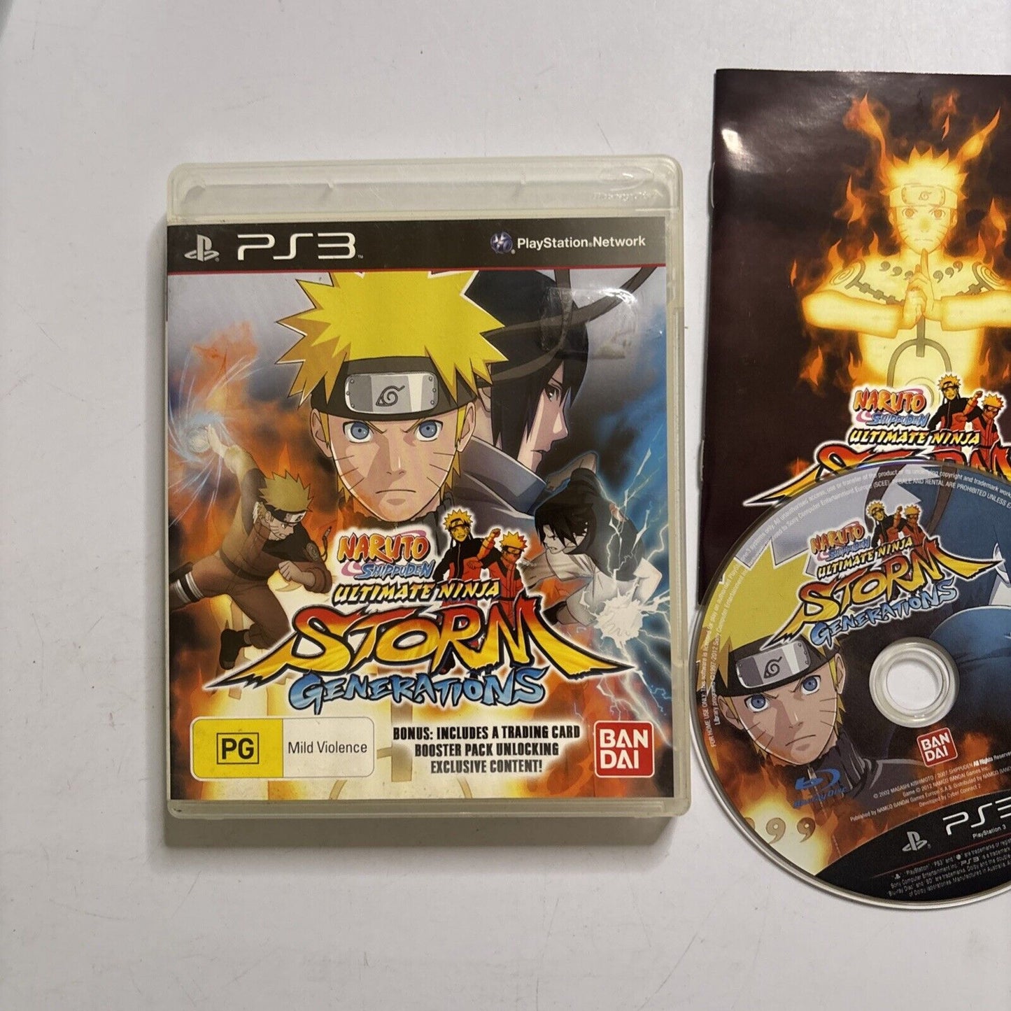 Naruto Shippuden: Ultimate Ninja Storm Generations PS3 Sony PlayStation 3 Manual