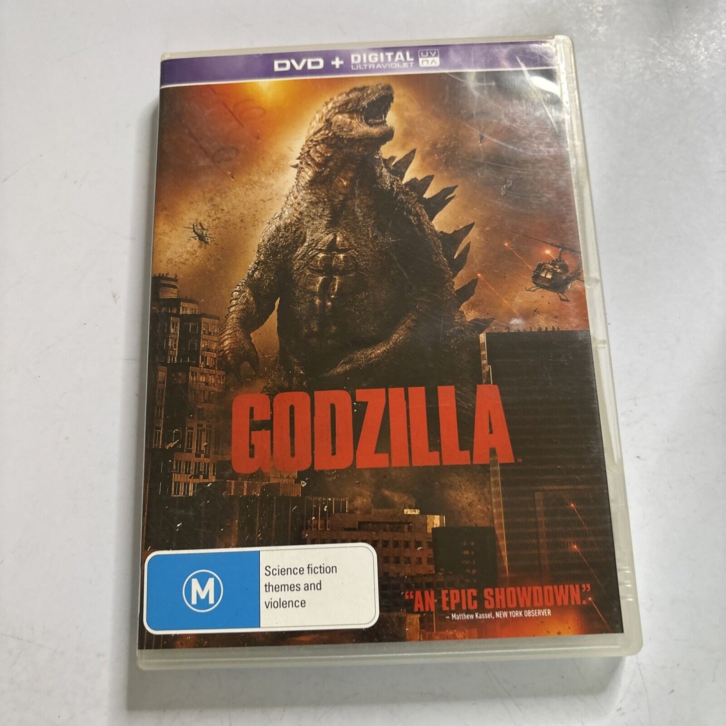 Godzilla (DVD, 2014) Aaron Taylor-Johnson, Ken Watanabe Region 4