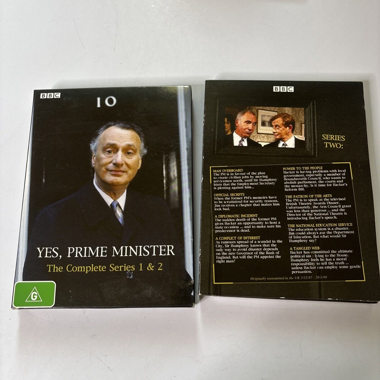 Yes, Prime Minister : Series 1-2 (DVD, 1987, 3-Disc) Paul Eddington Region 4