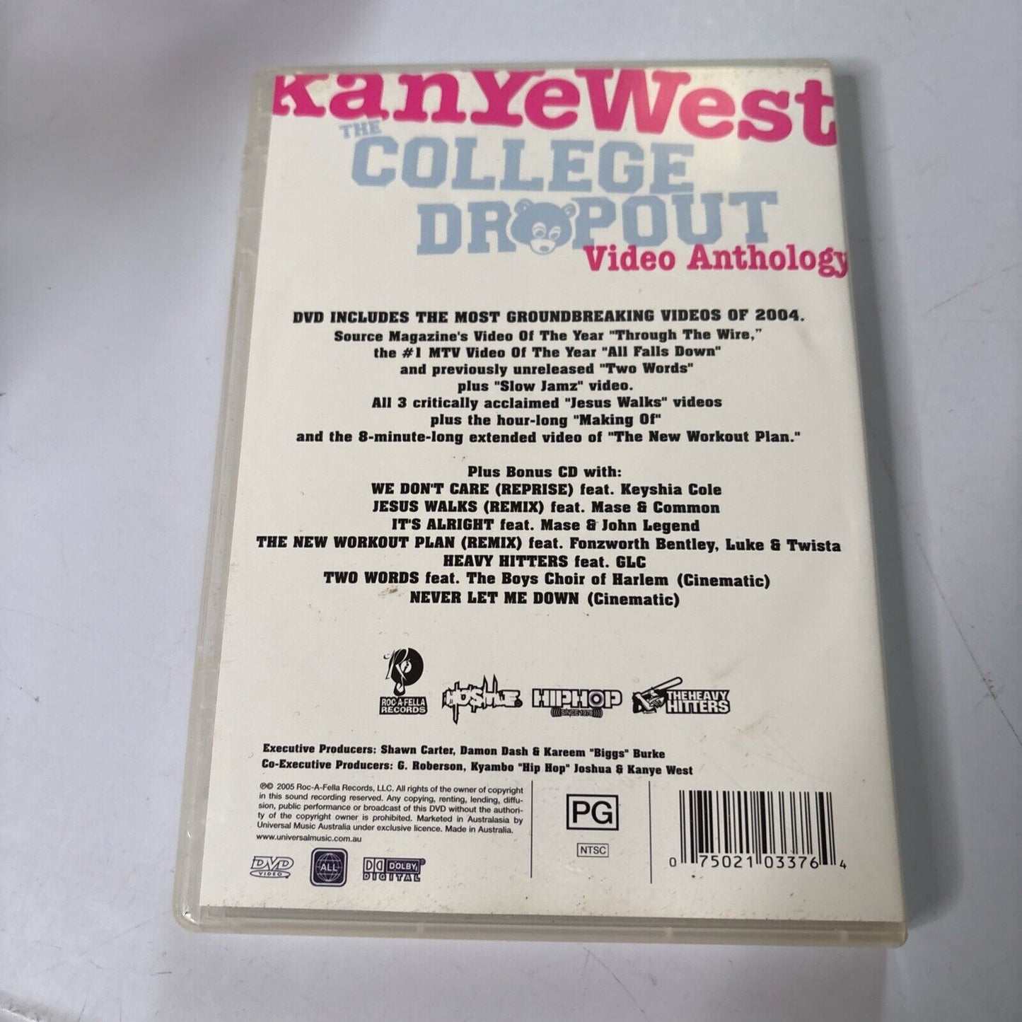 Kanye West - College Dropout: Video Anthology (DVD + CD, 2005) All Regions