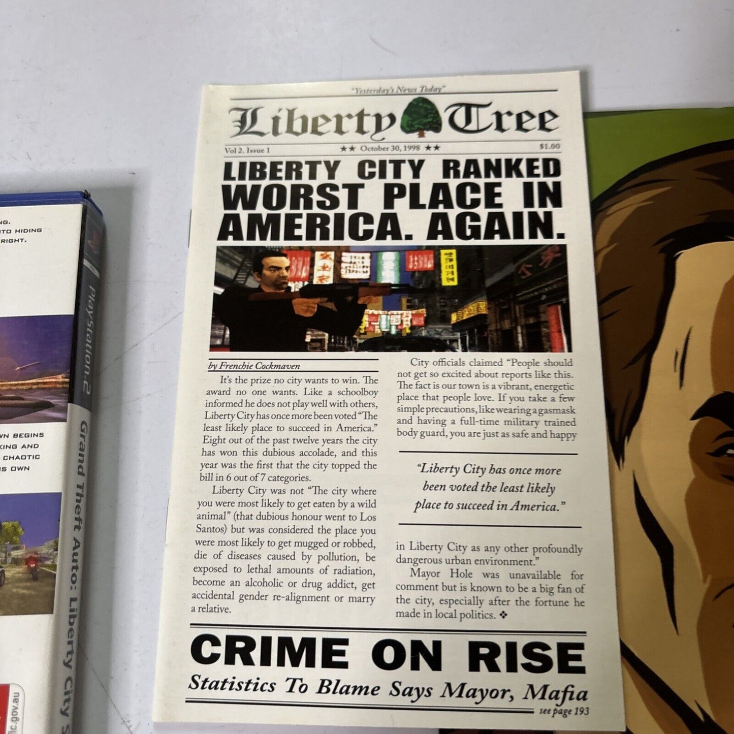 Grand Theft Auto Liberty City Stories PlayStation 2 PS2 Game w' Manual + Map PAL