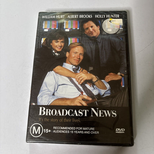 Broadcast News (DVD, 1987) William Hurt, Holly Hunter Region 4 *New Sealed*