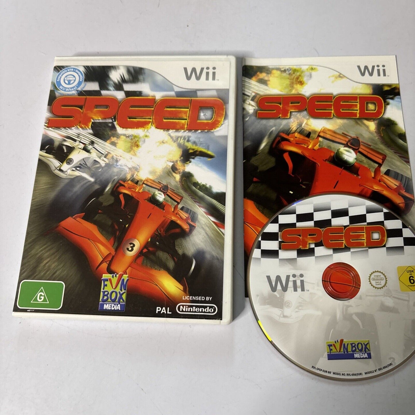 Speed - Nintendo Wii  Manual PAL