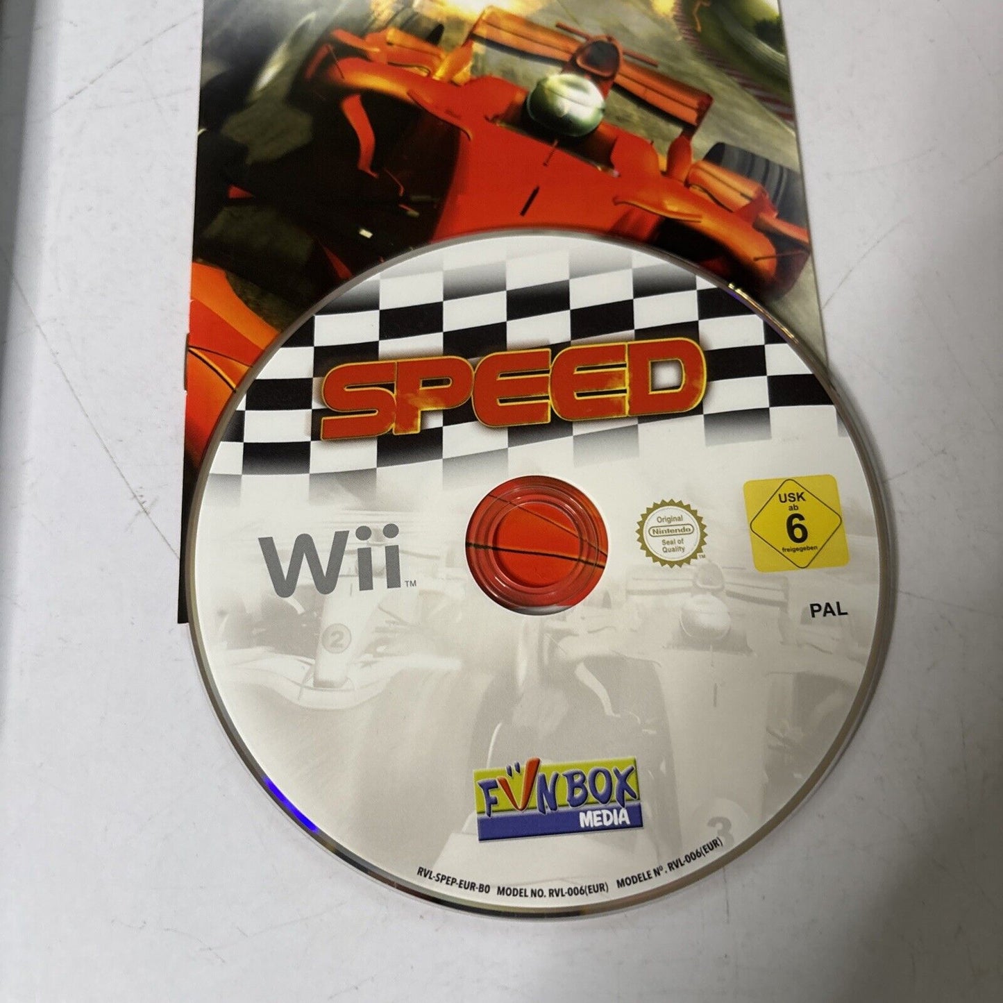 Speed - Nintendo Wii  Manual PAL