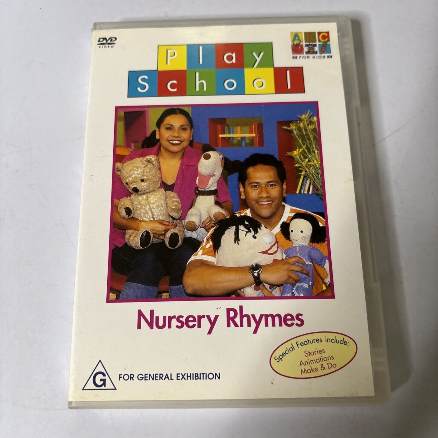 Play School - Nursery Rhymes (DVD, 2001) Justine Clark Region 4