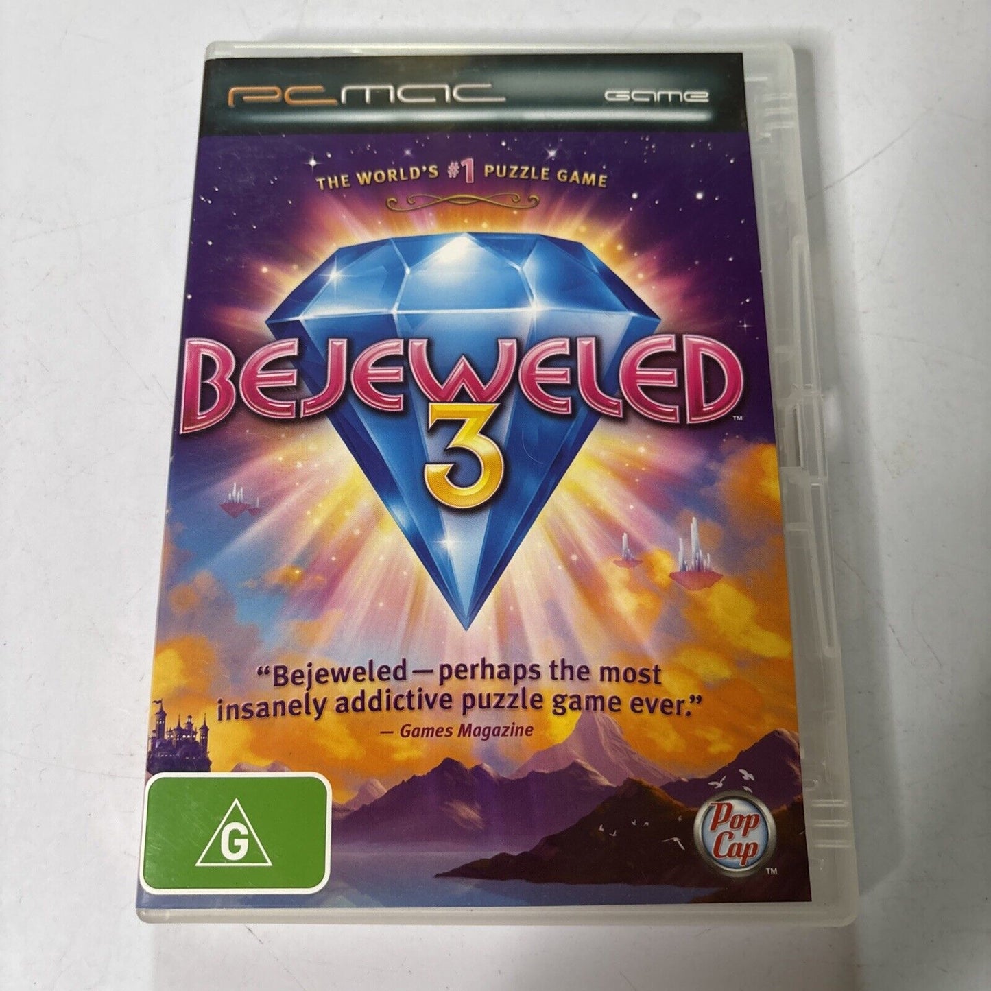 Bejeweled 3 PC Windows & Mac CD-ROM Game