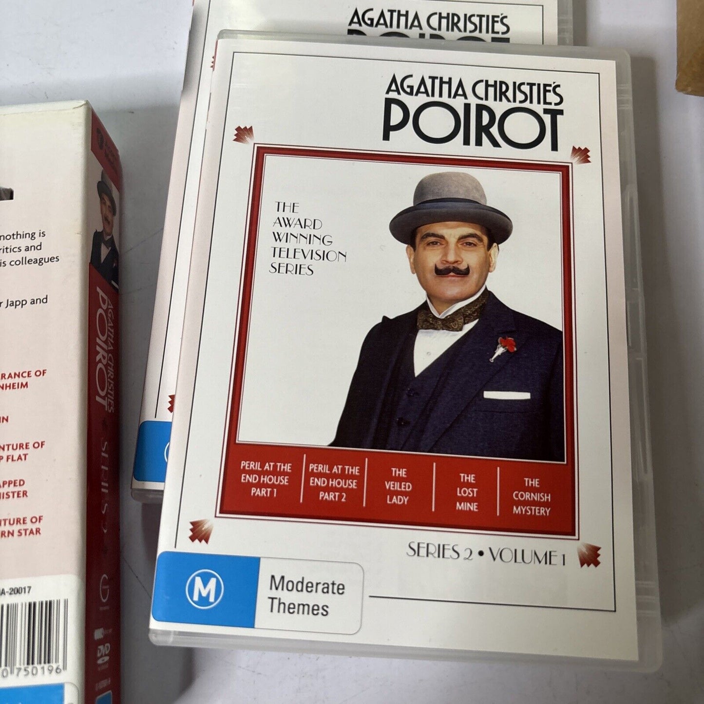 Agatha Christie - Poirot : Series 2 (DVD, 1990, 4-Disc) David Suchet All Regions