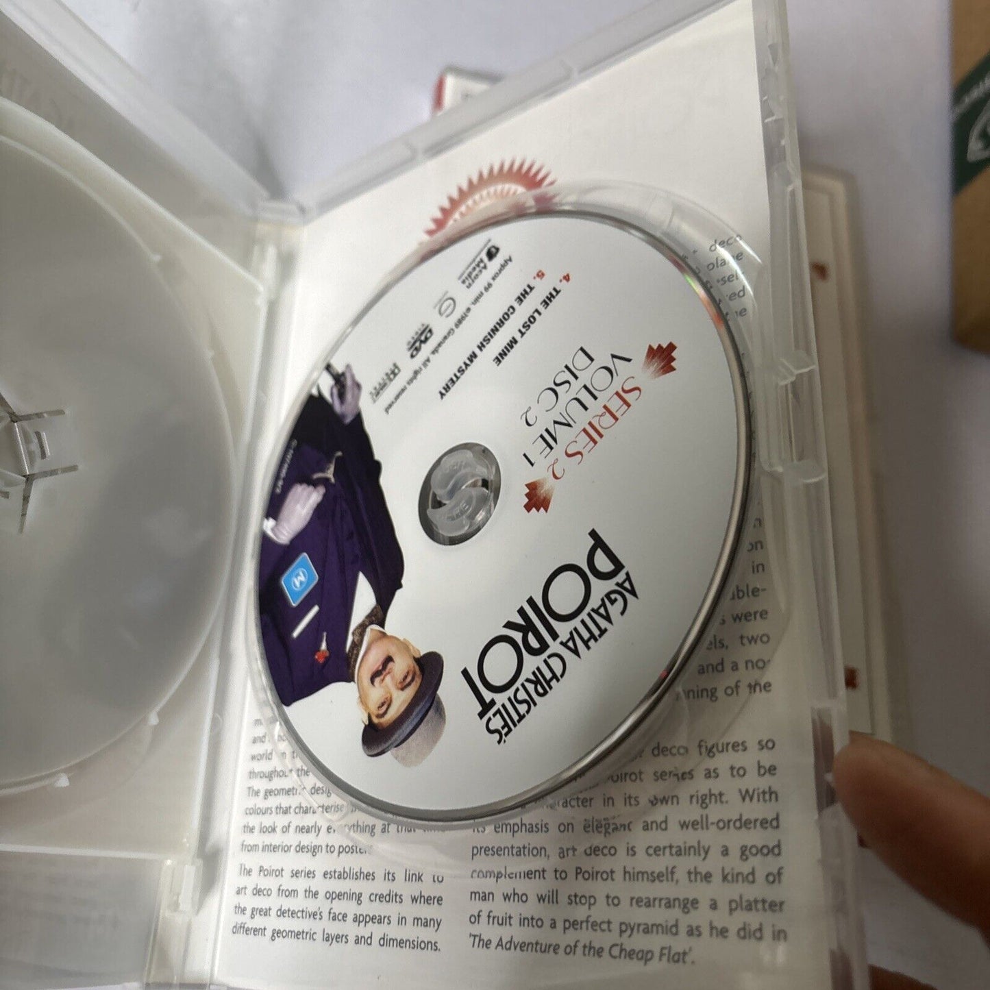 Agatha Christie - Poirot : Series 2 (DVD, 1990, 4-Disc) David Suchet All Regions