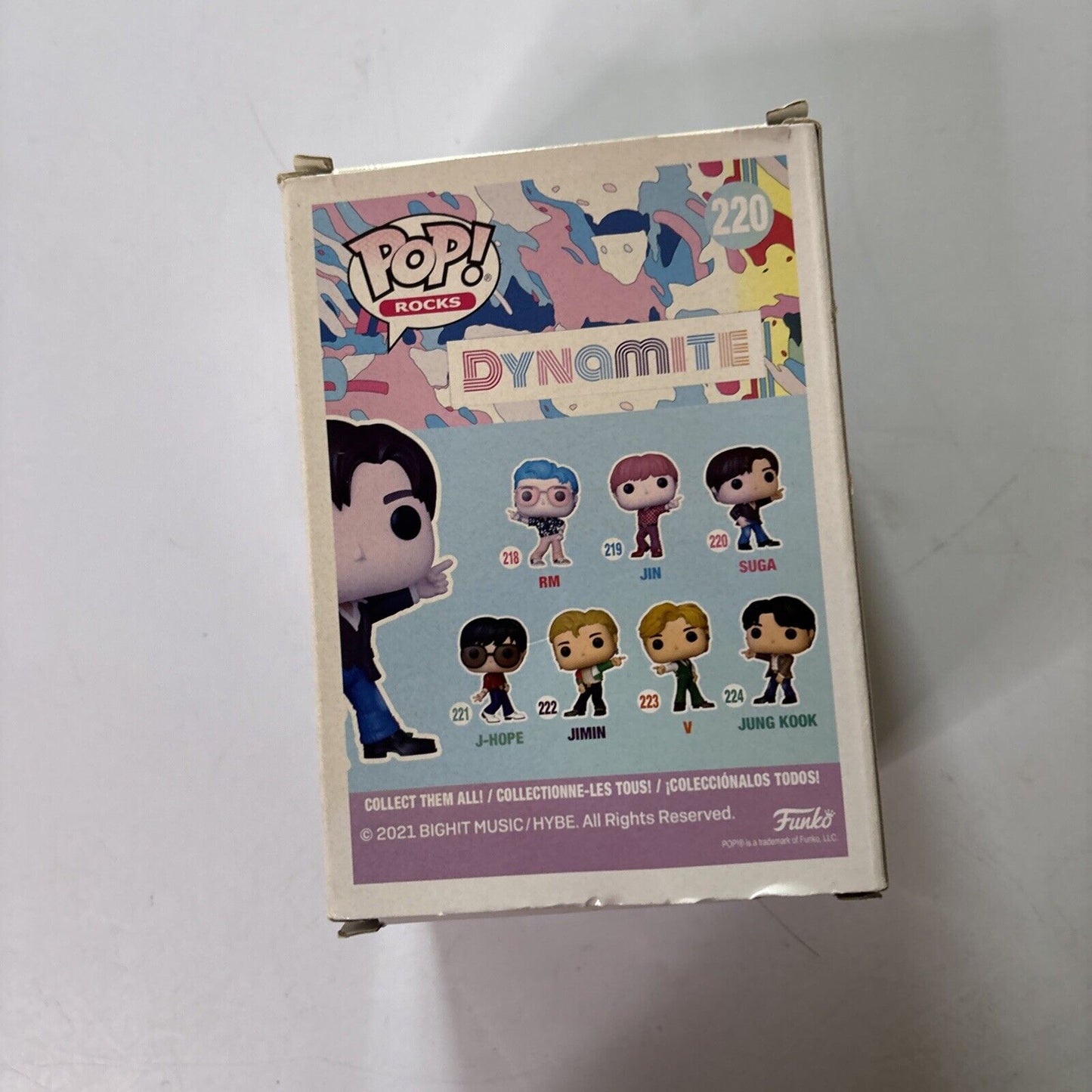 BTS - Suga Dynamite Pop! Vinyl Figure - Funko 220