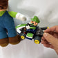 Luigi Push 10" Plush Toy 2021 & Hungry Jack's Kart 2020