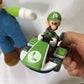 Luigi Push 10" Plush Toy 2021 & Hungry Jack's Kart 2020