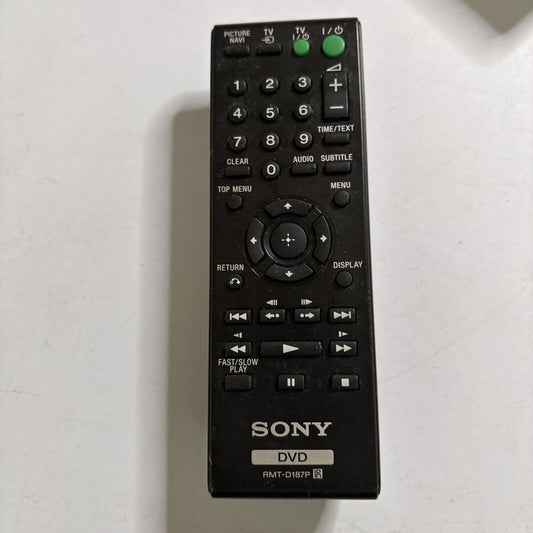 Genuine Sony RMT-D187P Remote Control For DVPNS628PB, DVPNS718HB, DVPNS728HB