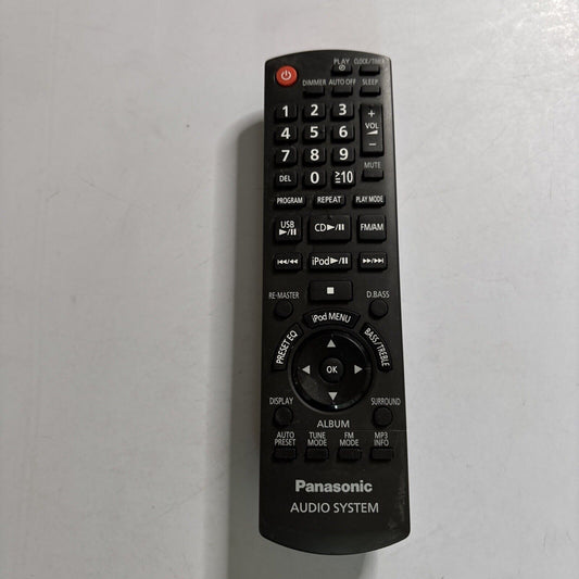 Genuine Panasonic N2QAYB000429 Remote Control For Audio System