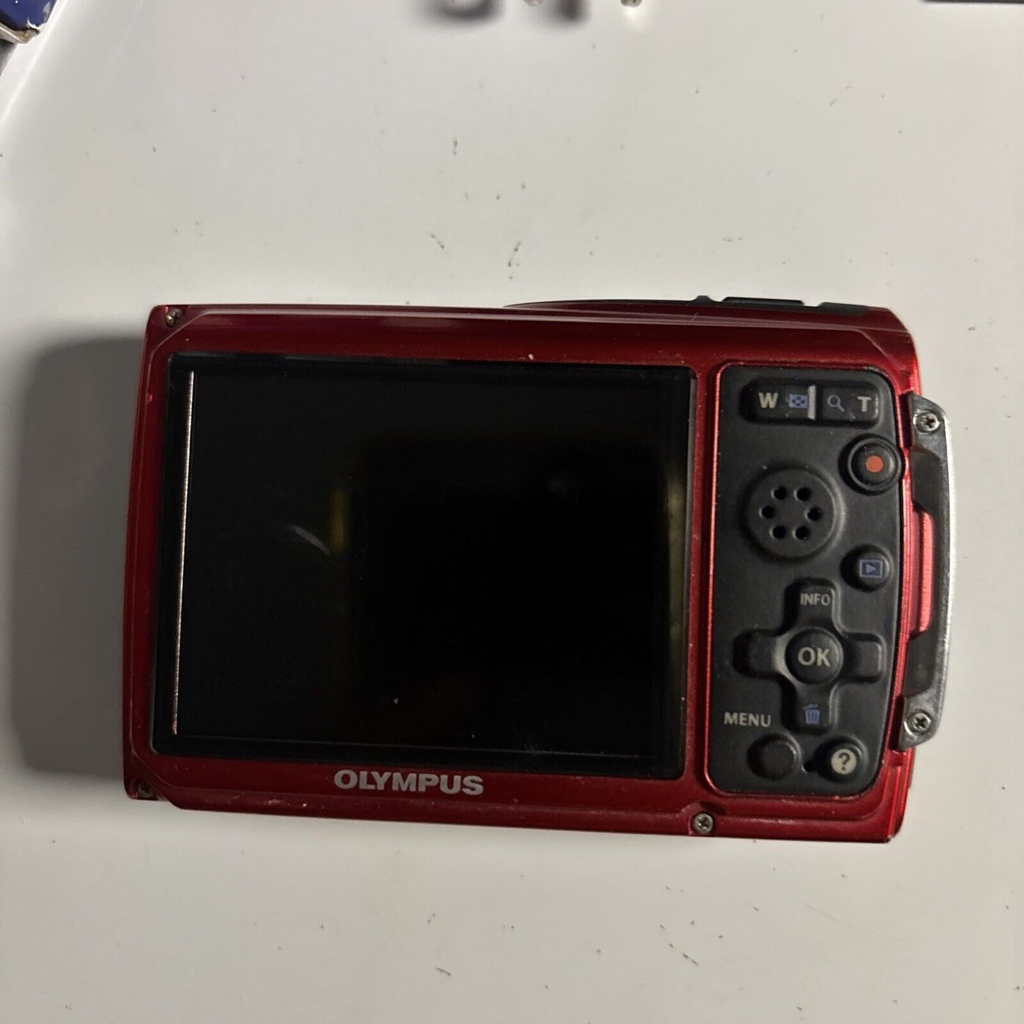 Olympus Tough TG-310 14.0 MP Digital Camera Red 1GB SD Card Waterproof
