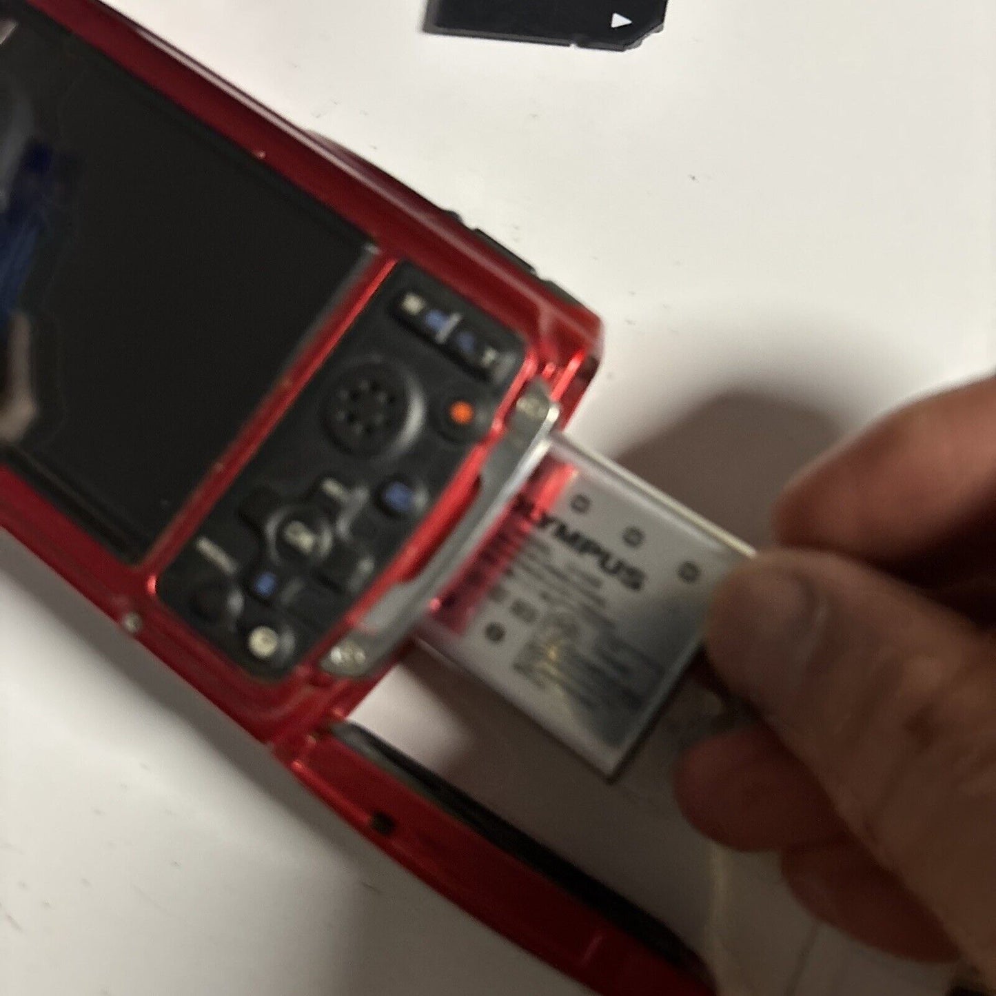 Olympus Tough TG-310 14.0 MP Digital Camera Red 1GB SD Card Waterproof
