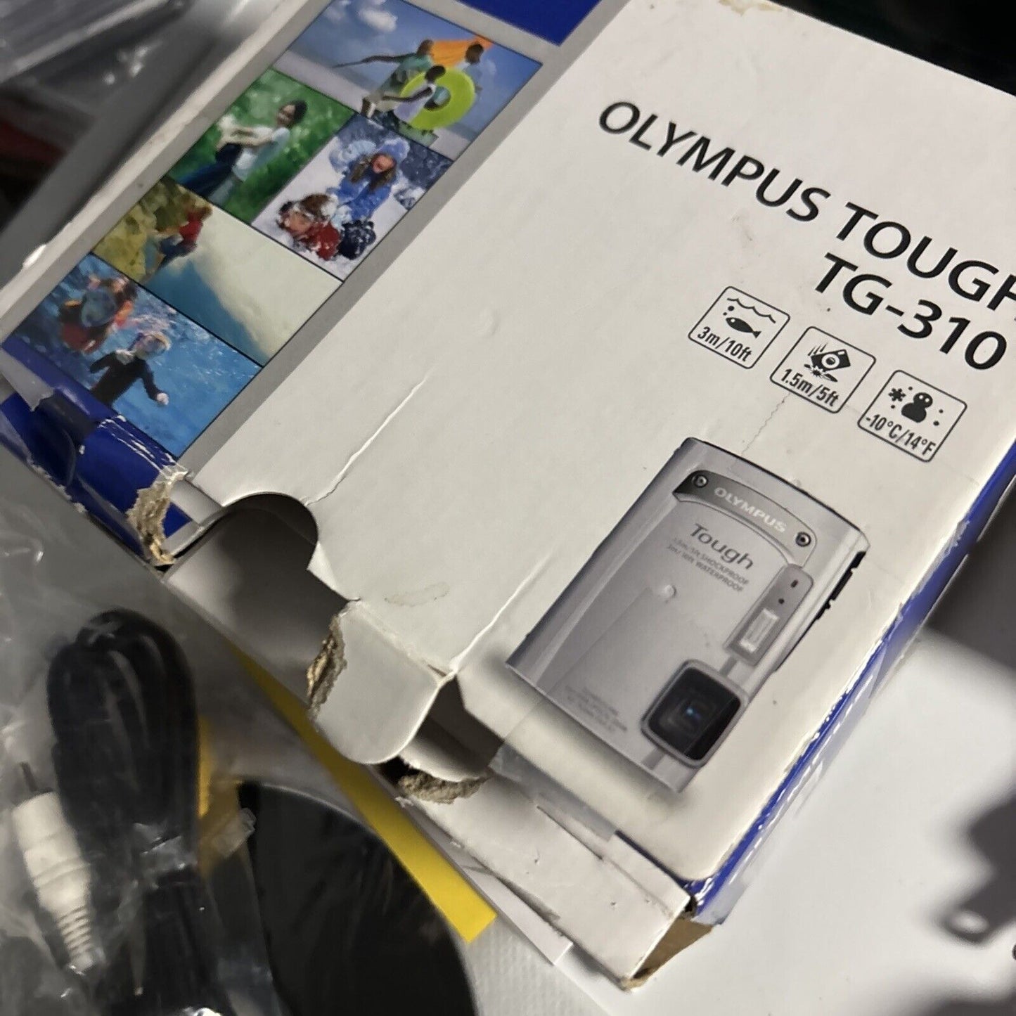Olympus Tough TG-310 14.0 MP Digital Camera Red 1GB SD Card Waterproof