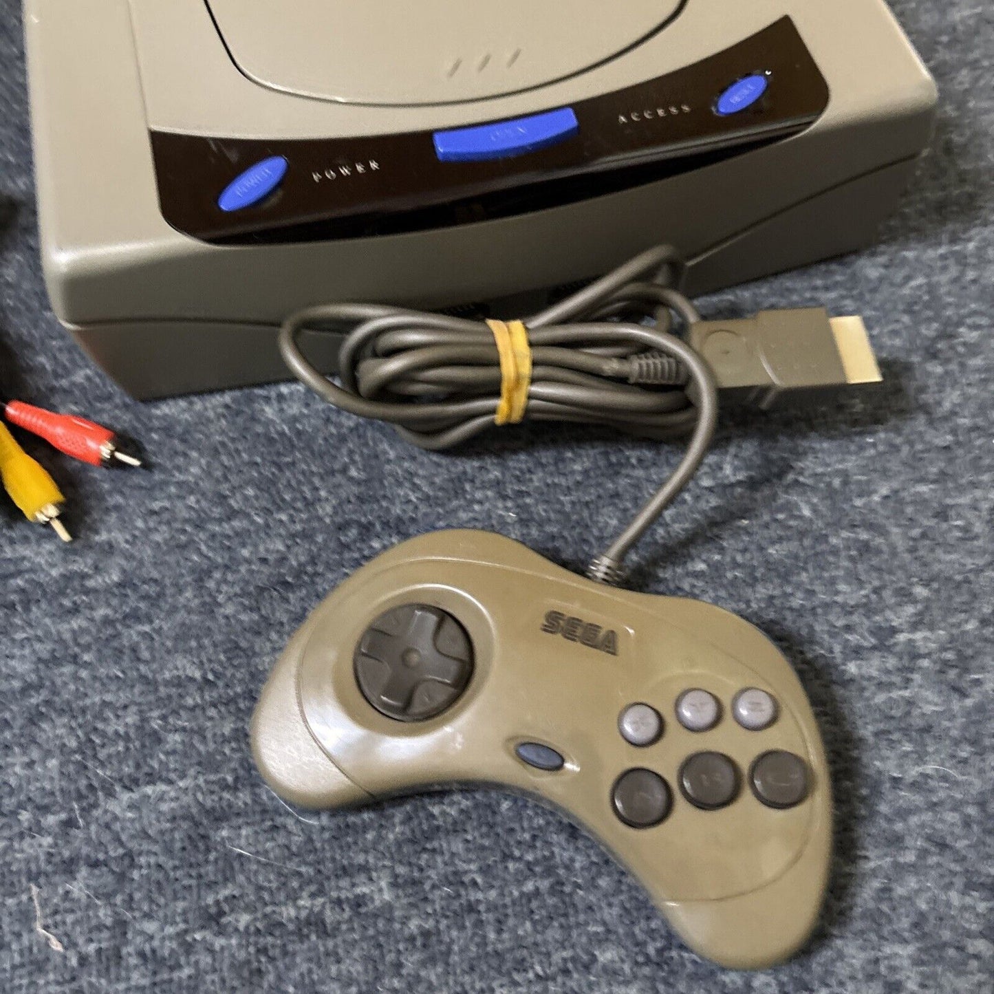 Sega Saturn Console Japan NTSC-J With 1x Controller 100-240V Adapter HST-3210