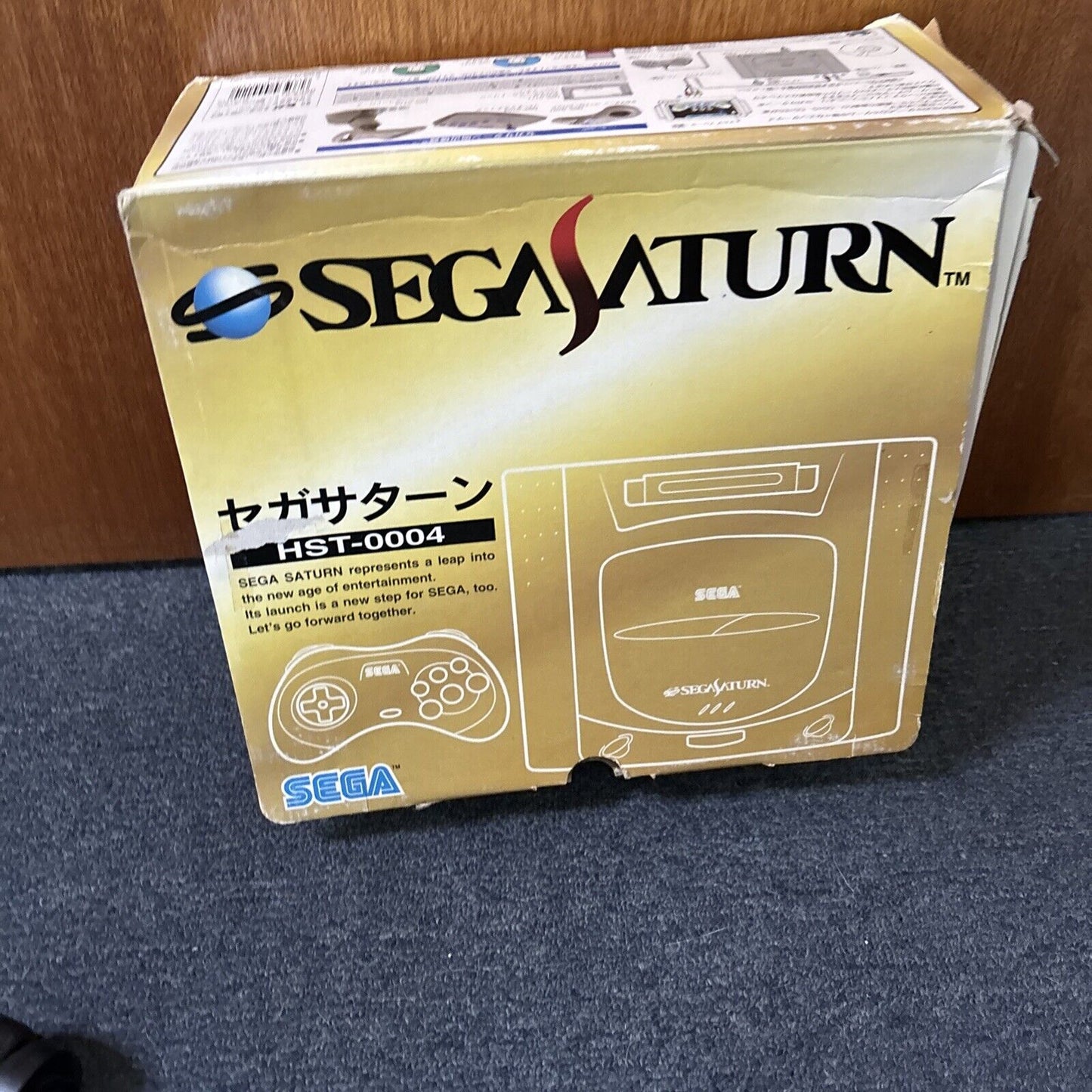 Sega Saturn Console Japan NTSC-J With 1x Controller 100-240V Adapter HST-3210