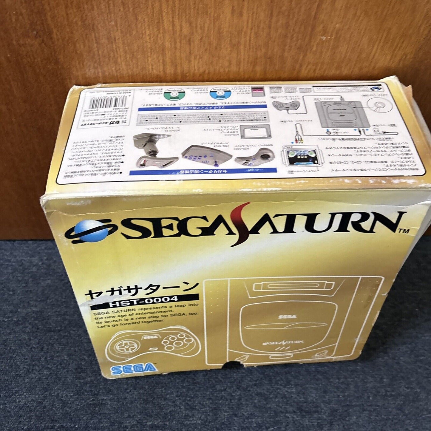 Sega Saturn Console Japan NTSC-J With 1x Controller 100-240V Adapter HST-3210