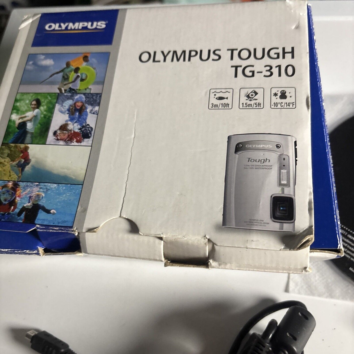 Olympus Tough TG-310 Digital Camera Waterproof Shockproof 128mb SD Card